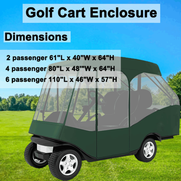 golf cart rain cover - Image 2