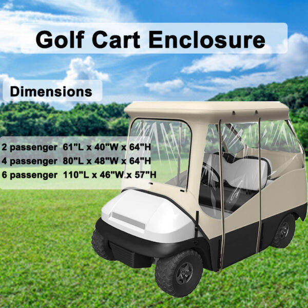 golf cart cover with doors - Image 2