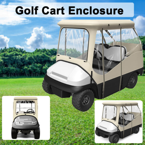 golf cart cover with doors - Image 4