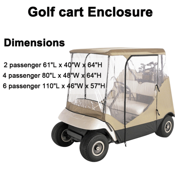 golf cart winter cover - Image 4