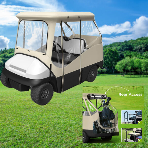 golf cart cover with doors - Image 5