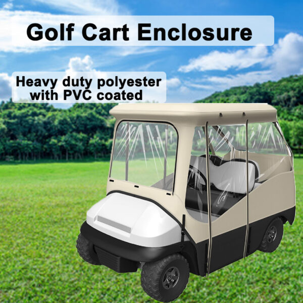 golf cart cover with doors