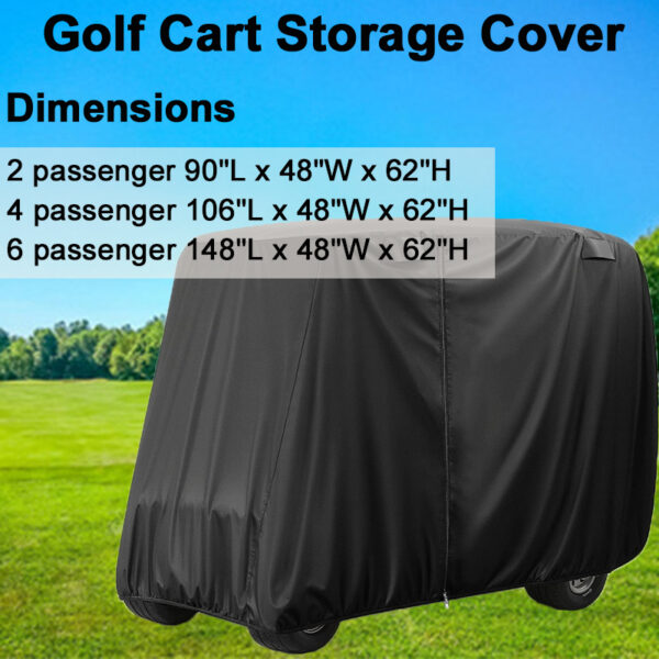 heavy duty golf cart storage covers - Image 3