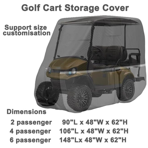 golf cart storage cover - Image 2