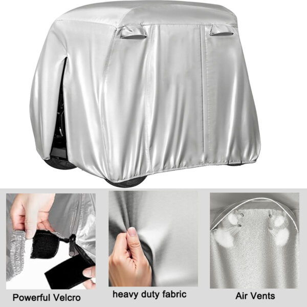 golf cart winter storage cover - Image 3