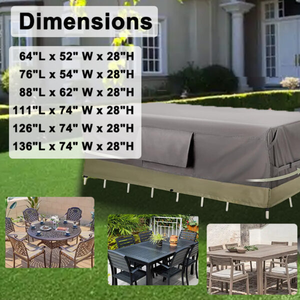 Table and Chair Set Cover - Image 2